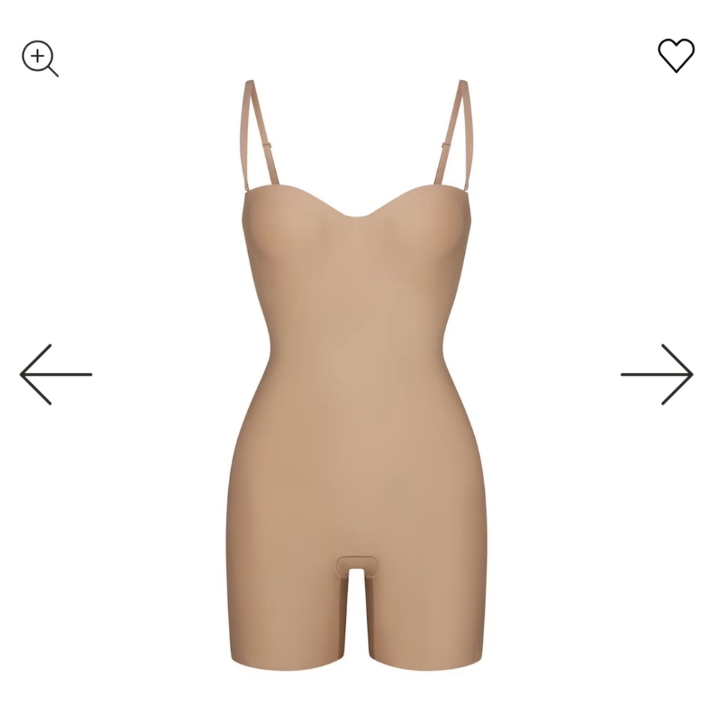 SKIMS Tan Shapewear Bodysuit